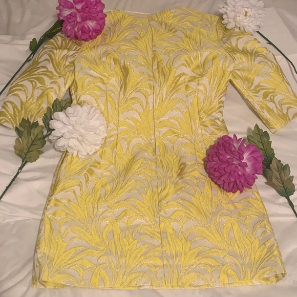 🌹 Intermix Yellow/Gold Dress🌹 - Picture 3 of 5